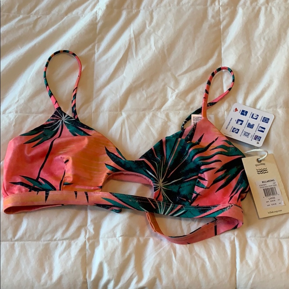 Billabong keyhole bikini top